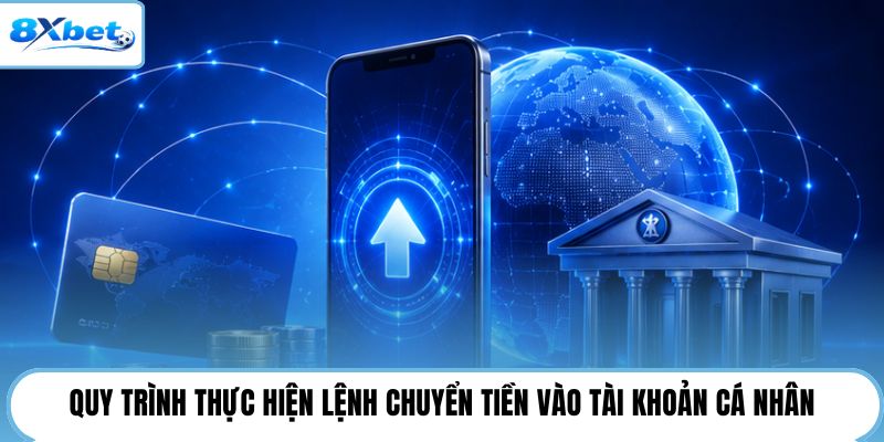 Quy trình thực hiện lệnh chuyển tiền vào tài khoản cá nhân
